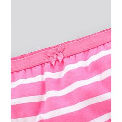 Pine Kids Anti Bacterial & Biowashed Panties Polka Dots & Strawberry Print Pack of 3 (Colour May Vary)