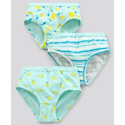 Pine Kids Antimicrobial & Biowashed Panties Pack Of 3 (Colour May Vary)