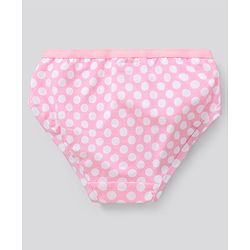 Pine Kids Cotton Lycra Biowashed Panties Heart Stripe And Dot Print Pack Of 3 (Colour May Vary)