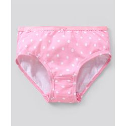 Pine Kids Cotton Lycra Anti Bacterial Panties Stripe And Dot Print Pack Of 3 (Colour May Vary)
