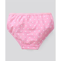 Pine Kids Cotton Lycra Anti Bacterial Panties Stripe And Dot Print Pack Of 3 (Colour May Vary)