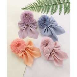 Pine Kids Scrunchies Pack of 4 - Multicolor