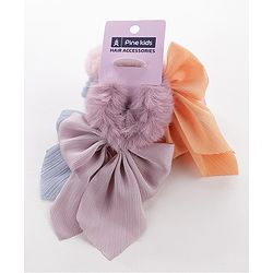 Pine Kids Scrunchies Pack of 4 - Multicolor