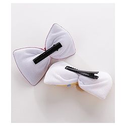 Pine Kids Hair Clips Pack of 6 - Yellow & Maroon