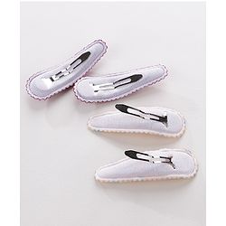 Pine Kids Hair Clips Pack of 6 - Yellow & Maroon