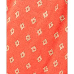 Pine Kids Half Sleeves Top and Palazzo Set Printed - Orange