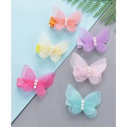Pine Kids Hair Clips Pack of 6 - Multicolor
