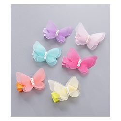 Pine Kids Hair Clips Pack of 6 - Multicolor