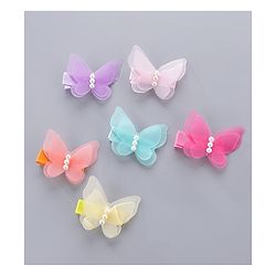 Pine Kids Hair Clips Pack of 6 - Multicolor