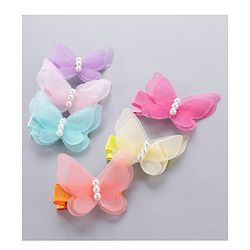 Pine Kids Hair Clips Pack of 6 - Multicolor