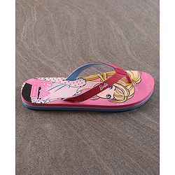 Pine Kids Flip Flops Barbie Print - Pink