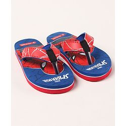 Pine Kids Flip Flops Spider Man Print - Royal Blue