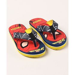 Pine Kids Flip Flops Spider Man Print - Red