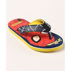 Pine Kids Flip Flops Spider Man Print - Red