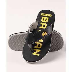 Pine Kids EVA Batman Flip Flops - Black
