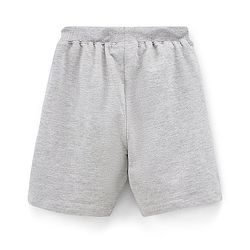Pine Kids Half Sleeves Cotton T Shirt And Shorts Set Placement Print - Green Grey