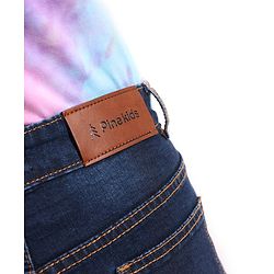 Pine Kids Denim Shorts Solid- Blue