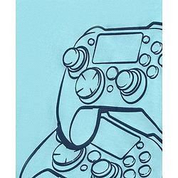 Pine Kids Half Sleeves Cotton T shirt Placement Print- Blue