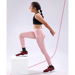 Pine Active Full Length Printed Legging - Pink