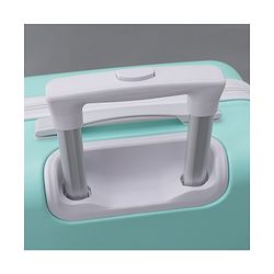 Pine Kids Trolley Luggage Bags - Sea Green 22 inch| Shock Resistant| Telescopic Handle| Water Resistant| Easy Zipper Closure| Durable Wheels