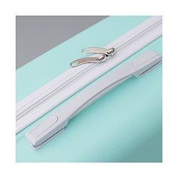 Pine Kids Trolley Luggage Bags - Sea Green 22 inch| Shock Resistant| Telescopic Handle| Water Resistant| Easy Zipper Closure| Durable Wheels