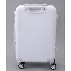 Pine Kids Trolley Luggage Bags White - 22 inch| Shock Resistant| Telescopic Handle| Water Resistant| Easy Zipper Closure| Durable Wheels
