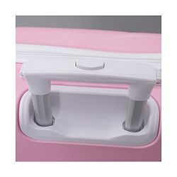 Pine Kids Trolley Luggage Bags Pink - 22 inch| Shock Resistant| Telescopic Handle| Water Resistant| Easy Zipper Closure| Durable Wheels