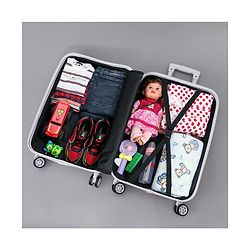 Pine Kids Trolley Luggage Bags Pink - 22 inch| Shock Resistant| Telescopic Handle| Water Resistant| Easy Zipper Closure| Durable Wheels