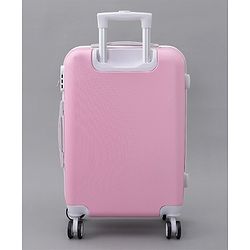Pine Kids Trolley Luggage Bags Pink - 22 inch| Shock Resistant| Telescopic Handle| Water Resistant| Easy Zipper Closure| Durable Wheels