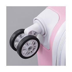 Pine Kids Trolley Luggage Bags Pink - 22 inch| Shock Resistant| Telescopic Handle| Water Resistant| Easy Zipper Closure| Durable Wheels