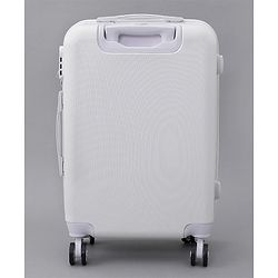Pine Kids Trolley Luggage Bags White - 22 inch| Shock Resistant| Telescopic Handle| Water Resistant| Easy Zipper Closure| Durable Wheels| Number Lock