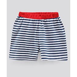Pine Kids Short Sleeves Biowash Night Suit - Blue White