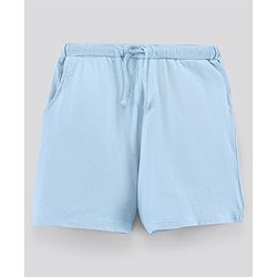 Pine Kids Biowashed Half Puff Sleeves Night Suit - Blue