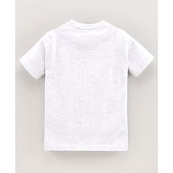 Pine Kids Half Sleeves Cotton Bio Washed Iron Man Print T-shirt Marvel Collection - Light Grey