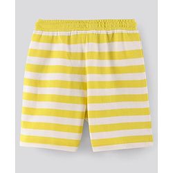 Pine Kids Bio Washed Knee Length Shorts Pack of 2 - Blue Yellow