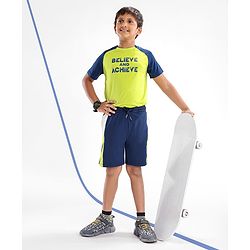 Pine Active Quick Dry Shorts Solid - Blue Green
