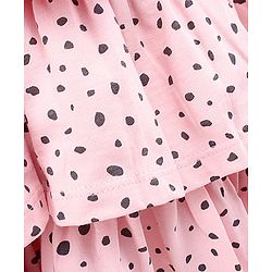Pine Kids Cotton Above Knee Length Skirt Printed - Blossom Pink