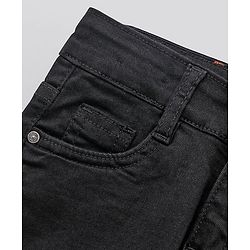 Pine Kids Full Length Solid Jeans - Black