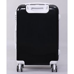 Pine Kids Trolley Luggage Bags Black - 22 inch| Shock Resistant| Telescopic Handle| Water Resistant| Easy Zipper Closure| Durable Wheels| Number Lock
