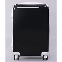 Pine Kids Trolley Luggage Bags Black - 22 inch| Shock Resistant| Telescopic Handle| Water Resistant| Easy Zipper Closure| Durable Wheels| Number Lock