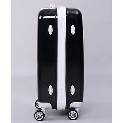 Pine Kids Trolley Luggage Bags Black - 22 inch| Shock Resistant| Telescopic Handle| Water Resistant| Easy Zipper Closure| Durable Wheels| Number Lock