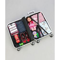Pine Kids Trolley Luggage Bags Blue - 22 inch| Shock Resistant| Telescopic Handle| Water Resistant| Easy Zipper Closure| Durable Wheels| Number Lock