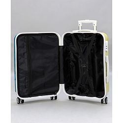 Pine Kids Trolley Luggage Bags Blue - 22 inch| Shock Resistant| Telescopic Handle| Water Resistant| Easy Zipper Closure| Durable Wheels| Number Lock