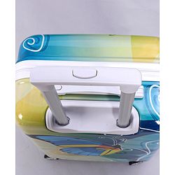 Pine Kids Trolley Luggage Bags Blue - 22 inch| Shock Resistant| Telescopic Handle| Water Resistant| Easy Zipper Closure| Durable Wheels| Number Lock
