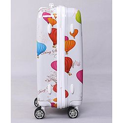 Pine Kids Trolley Luggage Bags White - 22 inch
