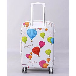 Pine Kids Trolley Luggage Bags White - 22 inch