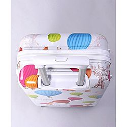 Pine Kids Trolley Luggage Bags White - 22 inch