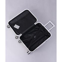 Pine Kids Trolley Luggage Bags White - 22 inch