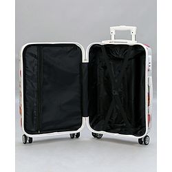 Pine Kids Trolley Luggage Bags White - 22 inch