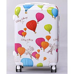 Pine Kids Trolley Luggage Bags White - 22 inch